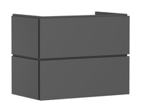 HG Xilesa E Szafka pod umywalkę wiszącą z 2 szufladami PushOpen 780/470, Szary Łupek Matowy