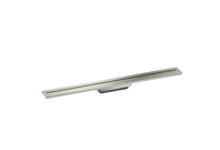 AX Drain Element zewnętrzny odpływu liniowego 800, montaż przyścienny, Stal Szlachetna Szczotkowana