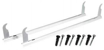 Wieszak grzejnika aluminiowego H-500 2 sztuki zestaw gotowy do montażu