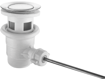 Korek spustowy z odcięciem odpływu z przelewem