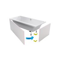 EXCELLENT Flex obudowa do zabudowy wanny płytkami OBEX.P.90X60WH