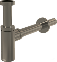 Półsyfon umywalkowy DN32 DESIGN, NICKEL-mat szczotkowany