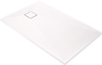 Brodzik granitowy prostokątny 120x90 cm biały KQR A43B