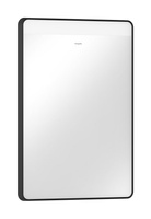 HG Xarita Lite Q Lustro z górnym oświetleniem LED 500/30, czujnik IR, Czarny Matowy
