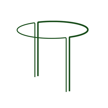 Podpora pierścieniowa do roślin 1/2 koła śred.40cm / wys.100cm