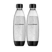 Butelki na wodę SodaStream Fuse 1l - Czarne dwupak