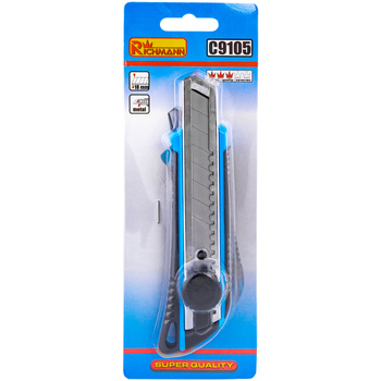 NOŻYK DO TAPET 18MM GUMOWANY Z POKRĘTŁEM