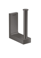AX Universal Rectangular Uchwyt na zapasowy papier toaletowy, Czarny Chrom Szczotkowany