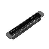Wkładka do zlewozmywaka / regulowana szerokość 400-560 x80 mm  (gł 65mm) czarny