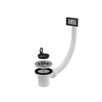 Zestaw odpływowo-przelewowy 6/4", sitko nierdzewne DN70