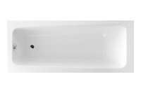 EXCELLENT Ava wanna prostokątna 170x70 cm, biały WAEX.AVA17WH