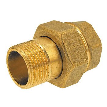Śrubunek mosiężny prosty z o-ringiem 3-8"