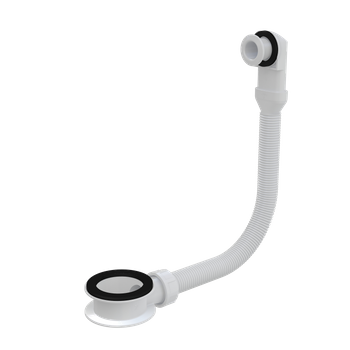 Przelew umywalkowy, biały