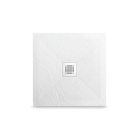 Stone Tray - Brodzik kompozytowy "F" Biały 90x90x2,5
