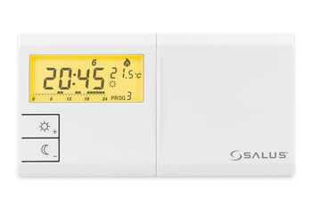 Salus bezprzewodowy, natynkowy, elektroniczny termostat 091FLRFv2, tygodniowy