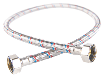 Wąż przyłączeniowy L-80 cm 1-2" z uszczelką