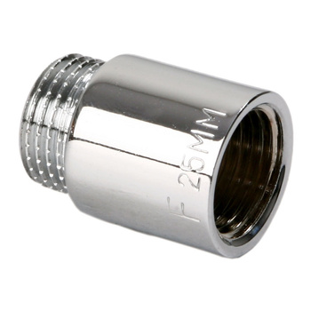 Przedłużka mosiężna 3-4" 15 mm chromowana