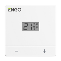 Dobowy, przewodowy regulator temperatury, 230V, biały